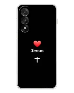 Чехол для OnePlus Ace 5 Ultra с картинкой «Сердце - Jesus»
