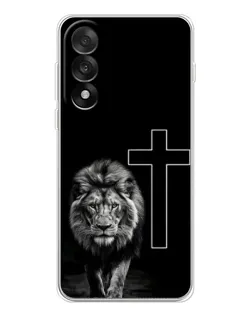 Чехол для OnePlus Ace 5 Ultra с картинкой «Лев и Крест»