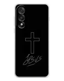 Чохол для OnePlus Ace 5 Ultra з картинкою «Графічний хрест Jesus» Чохол для OnePlus Ace 5 Ultra з картинкою «Графічний хрест Jesus»