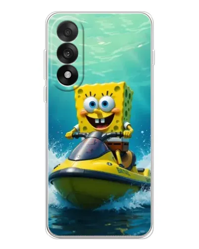Чехол для OnePlus Ace 5 Ultra с картинкой «Спанч Боб на гидроцикле»
