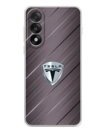Чехол для OnePlus Ace 5 Ultra с картинкой «Металлическая текстура Tesla»