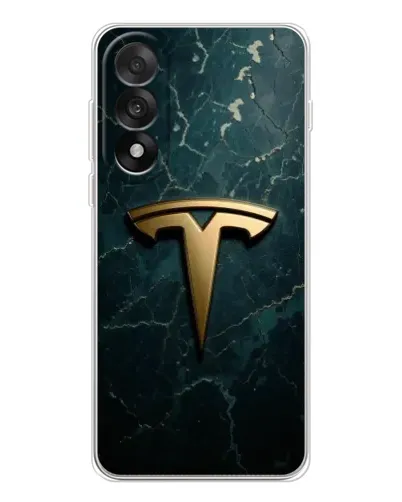 Чехол для OnePlus Ace 5 Ultra с картинкой «Мраморная Tesla Gold»