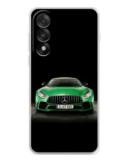 Чехол для OnePlus Ace 5 Ultra с картинкой «Mercedes — неоновый лого»