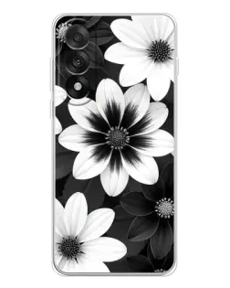 Чехол для OnePlus Ace 5 Ultra с картинкой «Монохромные астры»