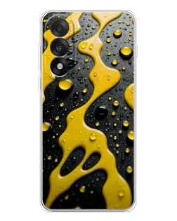 Чехол для OnePlus Ace 5 Ultra с картинкой «Жидкое желтое золото»