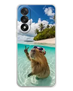 Чехол для OnePlus Ace 5 Ultra с картинкой «Капибара на море» Чехол для OnePlus Ace 5 Ultra с картинкой «Капибара на море»