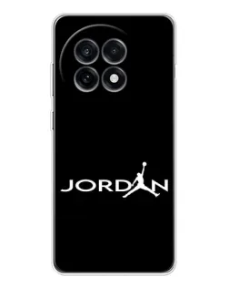 Чехол для OnePlus Ace 5 с картинкой «Jordan White Logo»
