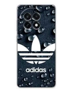 Чехол для OnePlus Ace 5 с картинкой «Adidas Trefoil Blue»