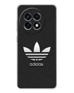 Чехол для OnePlus Ace 5 с картинкой «Adidas Карбоновая текстура»