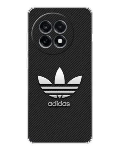 Чехол для OnePlus Ace 5 с картинкой «Adidas Карбоновая текстура»