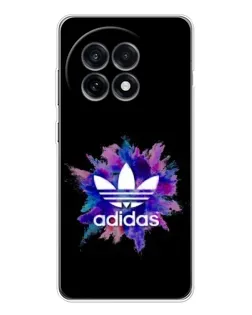 Чехол для OnePlus Ace 5 с картинкой «Взрыв красок Adidas»