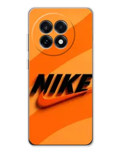 Чехол для OnePlus Ace 5 с картинкой «Оранжевый драйв Nike»