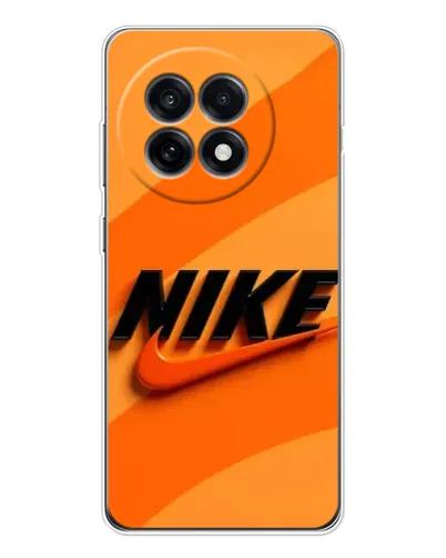 Чехол для OnePlus Ace 5 с картинкой «Оранжевый драйв Nike»