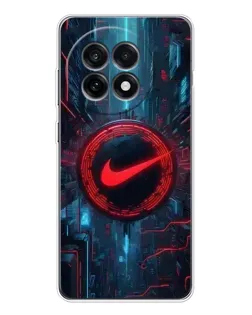 Чехол для OnePlus Ace 5 с картинкой «Техногенный стиль Nike»