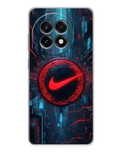 Чехол для OnePlus Ace 5 с картинкой «Техногенный стиль Nike»