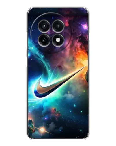 Чехол для OnePlus Ace 5 с картинкой «Космический Nike Swoosh»