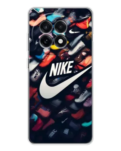 Чехол для OnePlus Ace 5 с картинкой «Коллекция кроссовок Nike»