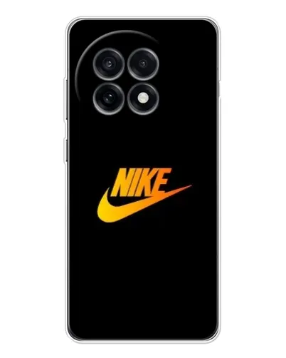 Чехол для OnePlus Ace 5 с картинкой «Золотой логотип Nike»