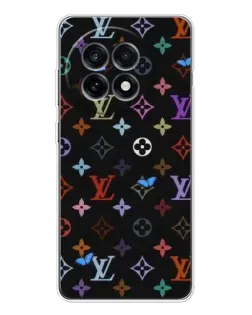Чехол для OnePlus Ace 5 с картинкой «Цветная монограмма LV»