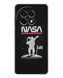 Чехол для OnePlus Ace 5 с картинкой «NASA — шагаем по Луне» Чехол для OnePlus Ace 5 с картинкой «NASA — шагаем по Луне»
