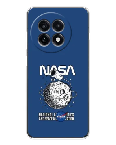 Чехол для OnePlus Ace 5 с картинкой «NASA — лунная миссия»