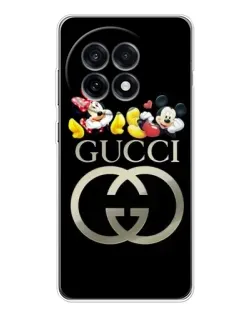 Чехол для OnePlus Ace 5 с картинкой «Gucci — герои Disney»
