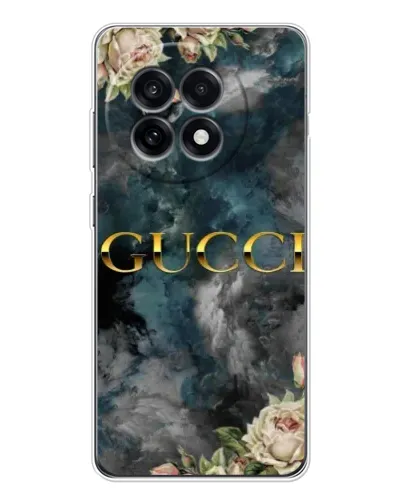 Чехол для OnePlus Ace 5 с картинкой «Абстрактные цветы Gucci» Чехол для OnePlus Ace 5 с картинкой «Абстрактные цветы Gucci»