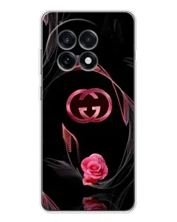 Чехол для OnePlus Ace 5 с картинкой «Gucci — неоновая роза»