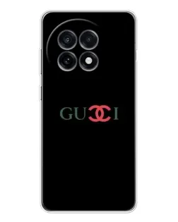 Чехол для OnePlus Ace 5 с картинкой «Gucci — красный градиент»