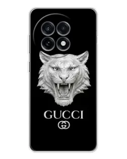 Чехол для OnePlus Ace 5 с картинкой «Gucci — серебряный лев»