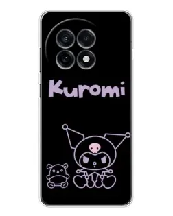 Чохол для OnePlus Ace 5 з картинкою «Kuromi — чорний мінімалізм» Чохол для OnePlus Ace 5 з картинкою «Kuromi — чорний мінімалізм»
