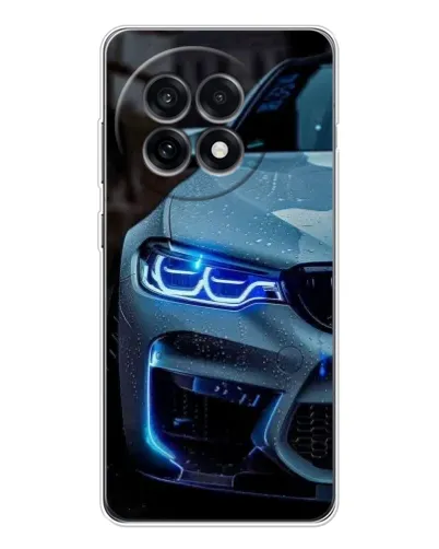Чехол для OnePlus Ace 5 с картинкой «Взгляд BMW с синими фарами» Чехол для OnePlus Ace 5 с картинкой «Взгляд BMW с синими фарами»