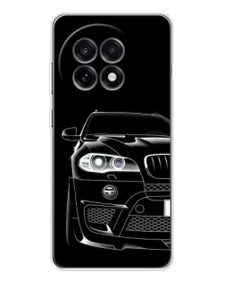 Чехол для OnePlus Ace 5 с картинкой «Темный силуэт BMW»