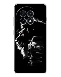 Чехол для OnePlus Ace 5 с картинкой «BMW и лев»