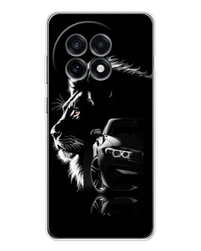 Чехол для OnePlus Ace 5 с картинкой «BMW и лев» Чехол для OnePlus Ace 5 с картинкой «BMW и лев»