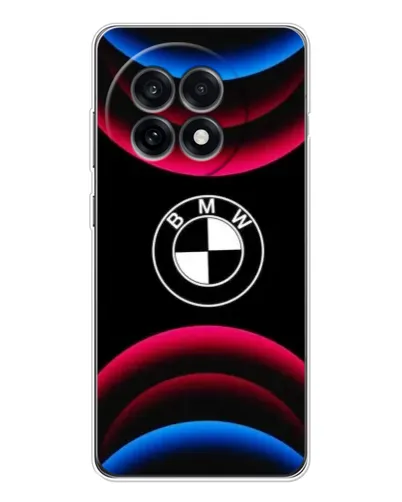 Чехол для OnePlus Ace 5 с картинкой «Логотип BMW и неоновые дуги» Чехол для OnePlus Ace 5 с картинкой «Логотип BMW и неоновые дуги»