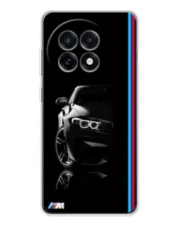 Чехол для OnePlus Ace 5 с картинкой «Силуэт BMW в темноте»