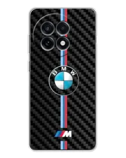 Чехол для OnePlus Ace 5 с картинкой «Эмблема BMW и карбон»