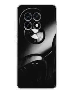 Чехол для OnePlus Ace 5 с картинкой «Эмблема BMW — макро»