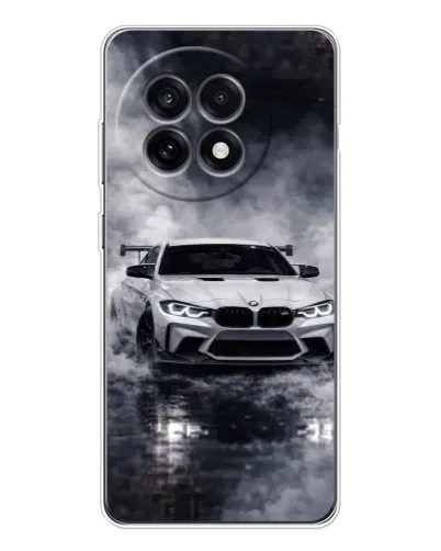 Чехол для OnePlus Ace 5 с картинкой «BMW сквозь туман» Чехол для OnePlus Ace 5 с картинкой «BMW сквозь туман»