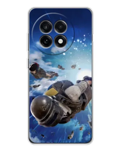 Чехол для OnePlus Ace 5 с картинкой «Десант PUBG — прыжок»