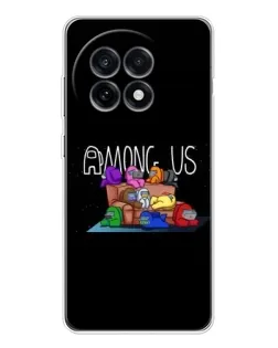 Чехол для OnePlus Ace 5 с картинкой «Логотип Among Us» Чехол для OnePlus Ace 5 с картинкой «Логотип Among Us»