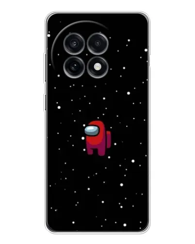Чехол для OnePlus Ace 5 с картинкой «Красный Among Us» Чехол для OnePlus Ace 5 с картинкой «Красный Among Us»