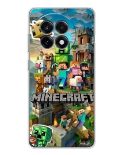 Чохол для OnePlus Ace 5 з картинкою «Замок Minecraft»