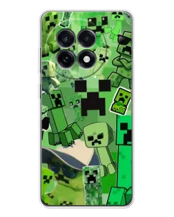 Чохол для OnePlus Ace 5 з картинкою «Кріпери Minecraft»