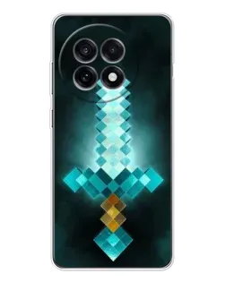Чехол для OnePlus Ace 5 с картинкой «Алмазный меч неон»