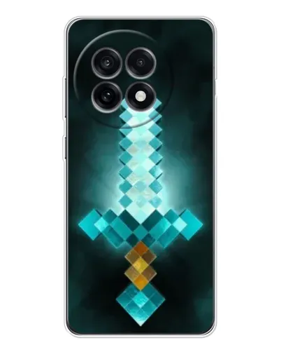 Чехол для OnePlus Ace 5 с картинкой «Алмазный меч неон»