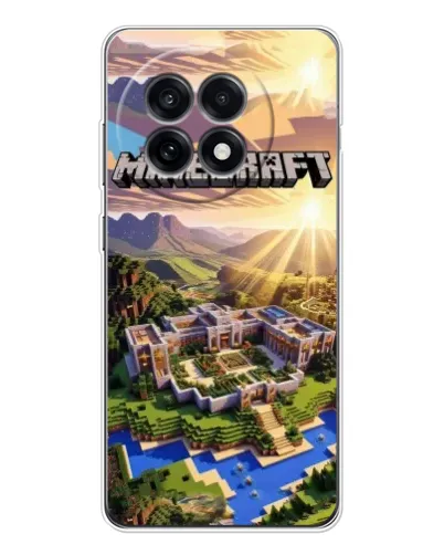Чехол для OnePlus Ace 5 с картинкой «Minecraft панорама»