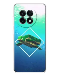 Чохол для OnePlus Ace 5 з картинкою «Черепаха Minecraft»