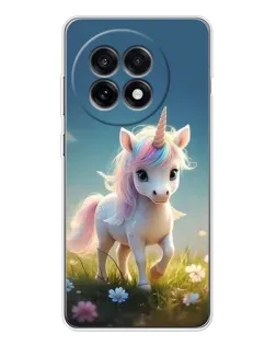 Чохол для OnePlus Ace 5 з картинкою «Єдиноріг на галявині»